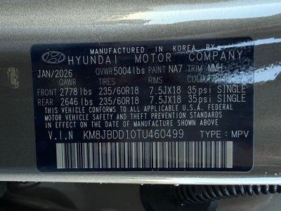 2026 Hyundai TUCSON HYBRID SEL AWD