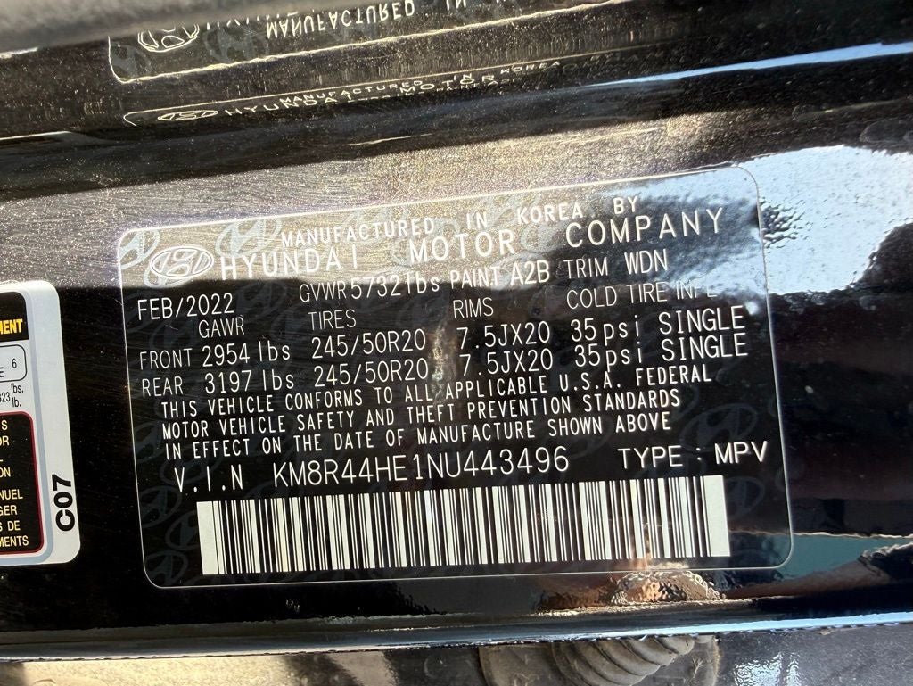 2022 Hyundai PALISADE SEL