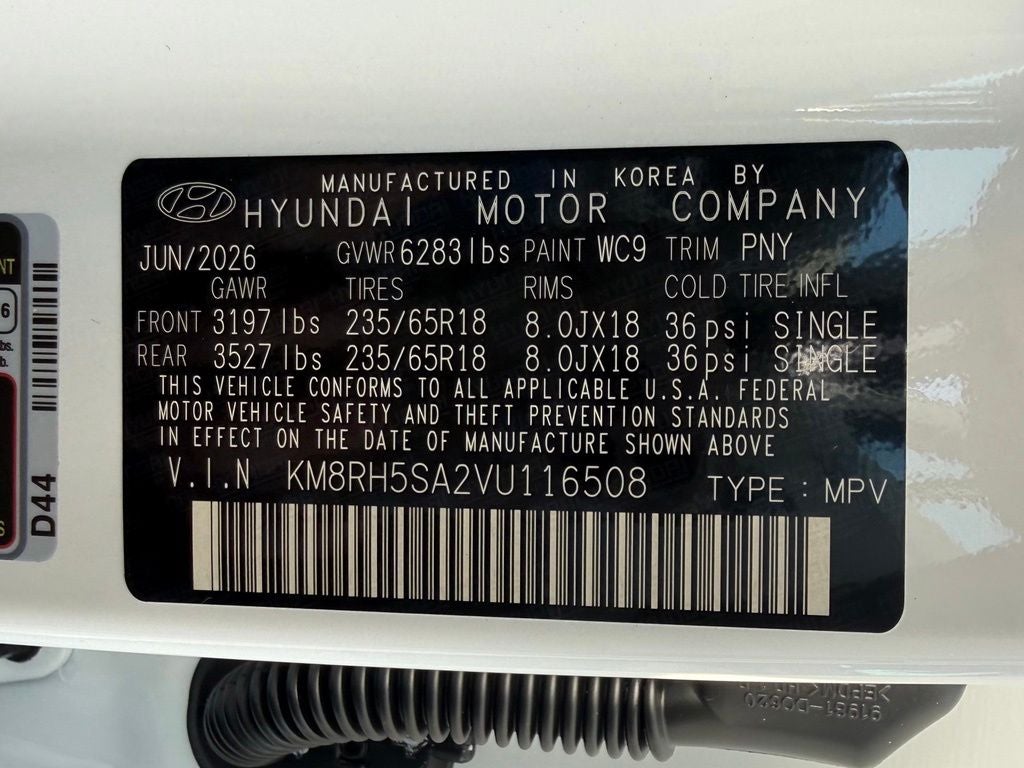 2027 Hyundai PALISADE HYBRID Blue SEL Premium 8P