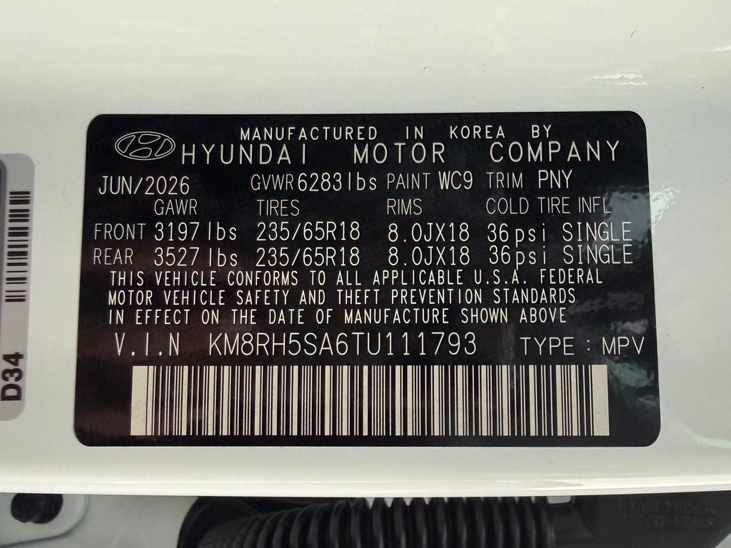 2026 Hyundai PALISADE HYBRID Blue SEL Premium 7P