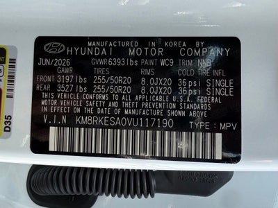 2027 Hyundai PALISADE HYBRID Limited 7P