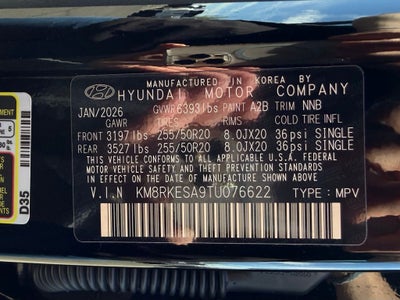 2026 Hyundai PALISADE HYBRID Limited