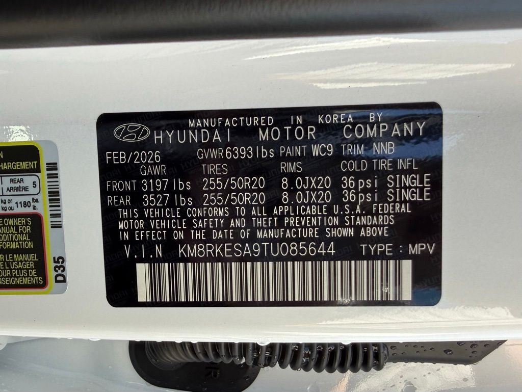 2026 Hyundai PALISADE HYBRID Limited