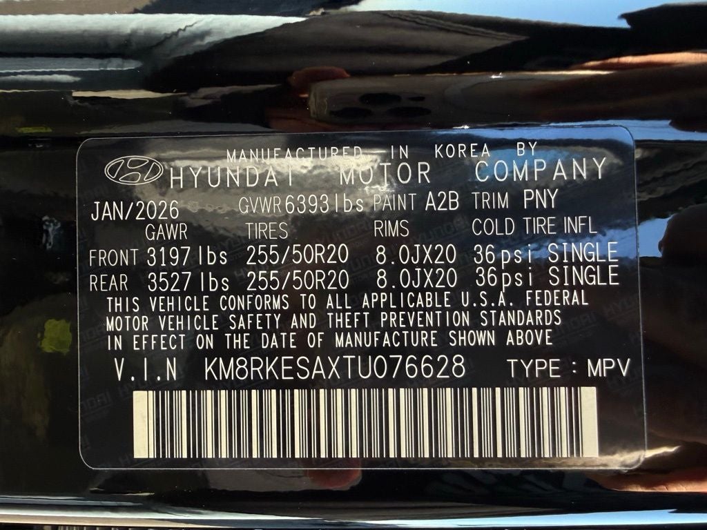 2026 Hyundai PALISADE HYBRID Limited