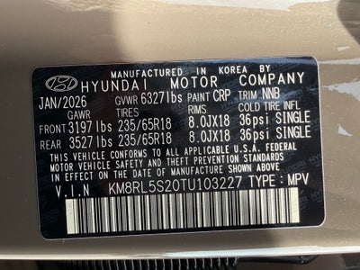 2026 Hyundai PALISADE SEL FWD