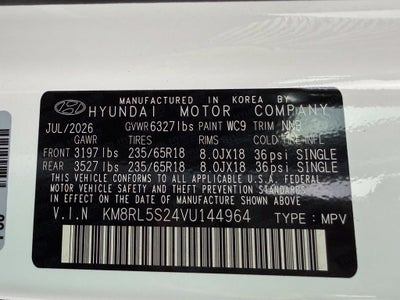 2027 Hyundai PALISADE SEL FWD