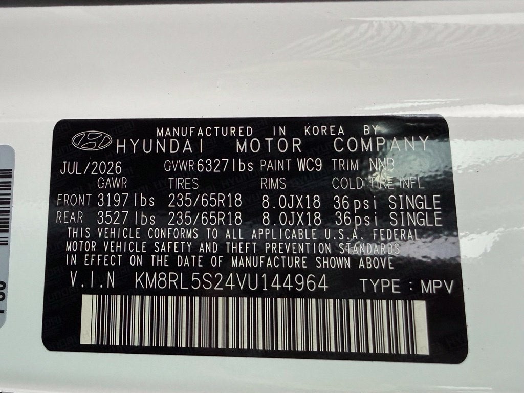 2027 Hyundai PALISADE SEL FWD