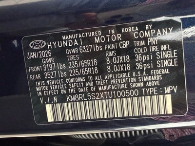 2026 Hyundai PALISADE SEL FWD