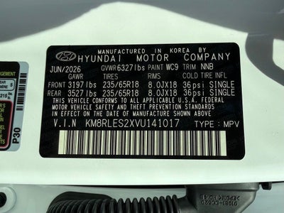 2027 Hyundai PALISADE SEL AWD