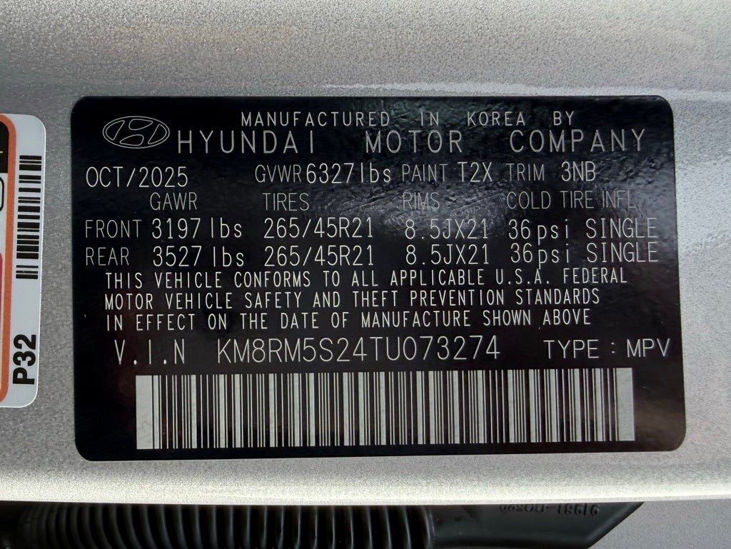 2026 Hyundai PALISADE Calligraphy FWD