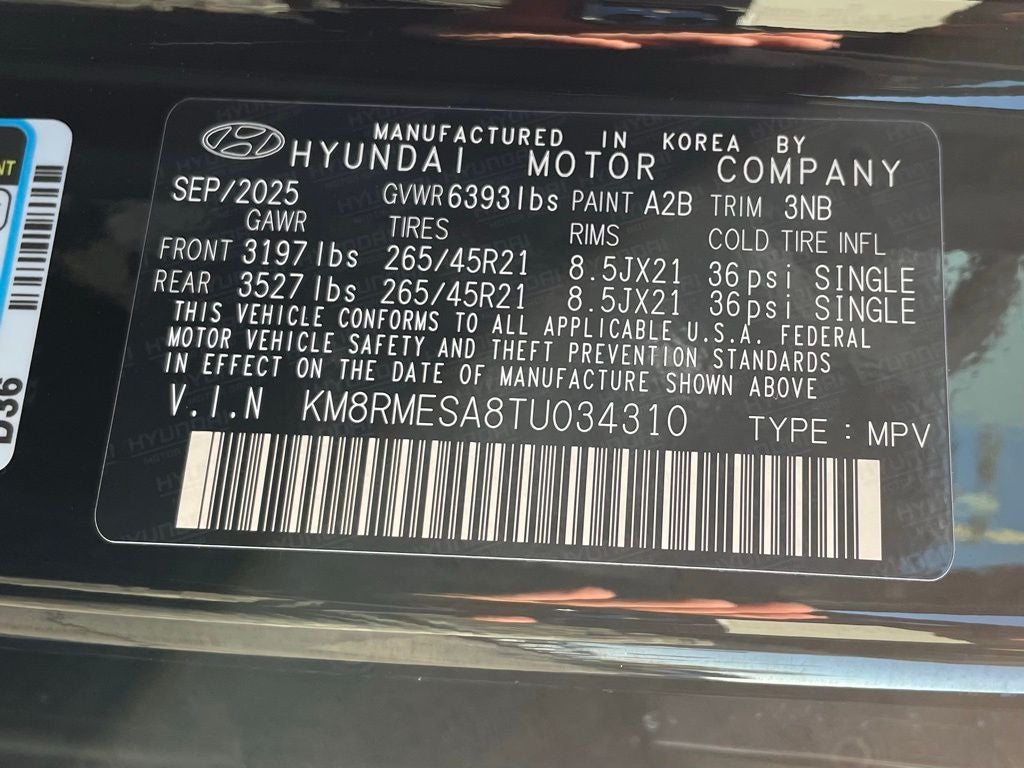 2026 Hyundai PALISADE HYBRID Calligraphy