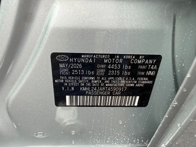 2026 Hyundai SONATA SE