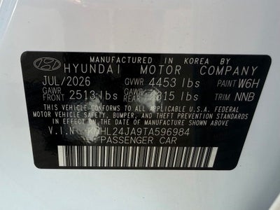 2026 Hyundai SONATA SE
