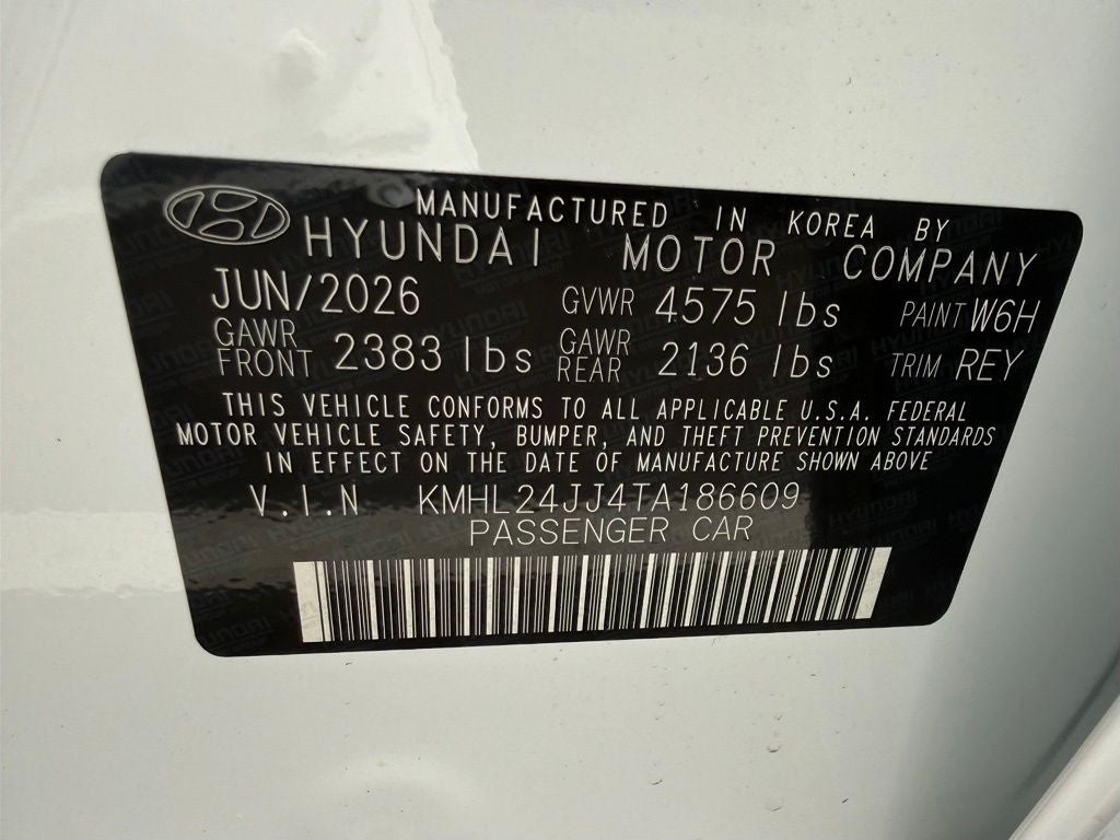 2026 Hyundai SONATA HYBRID Blue