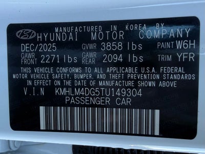 2026 Hyundai ELANTRA SEL Sport