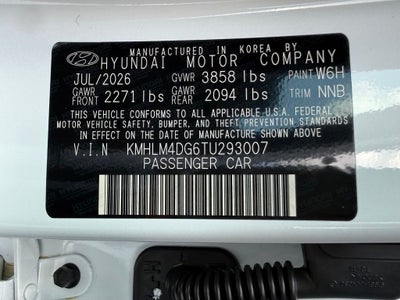2026 Hyundai ELANTRA SEL Sport Plus