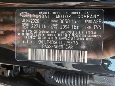 2026 Hyundai ELANTRA Limited