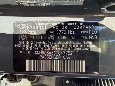 2026 Hyundai VENUE SEL W/Two-Tone Roof