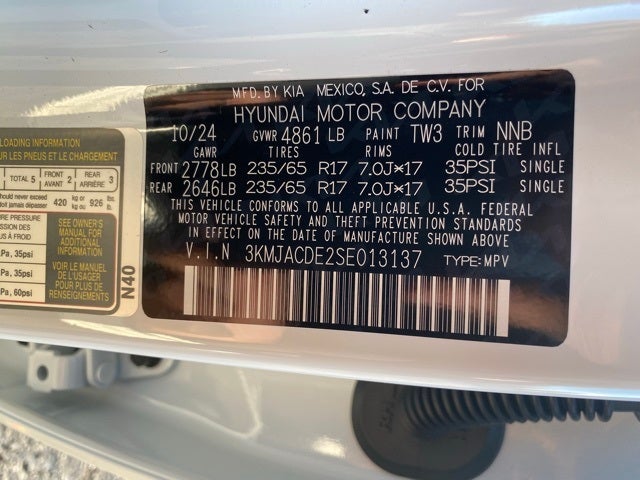 2025 Hyundai TUCSON SE AWD