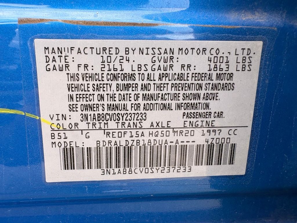 2025 Nissan Sentra SV