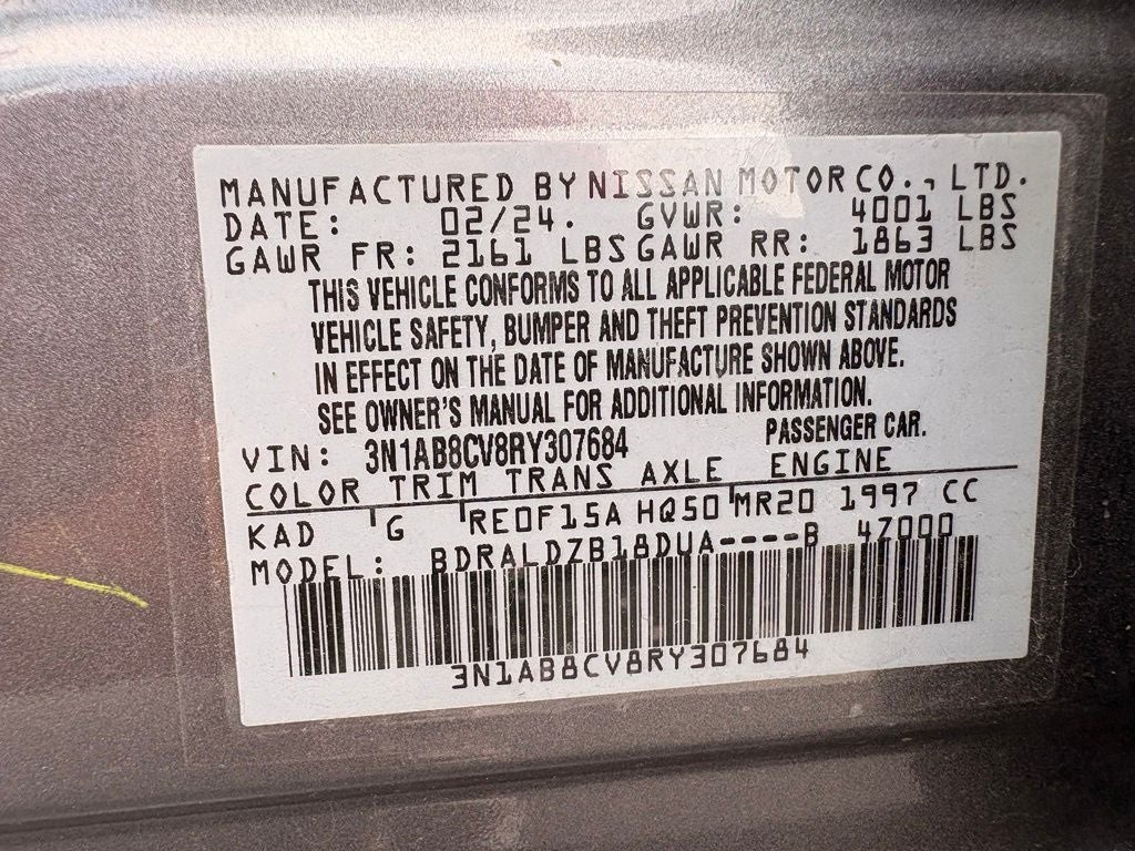 2024 Nissan Sentra SV