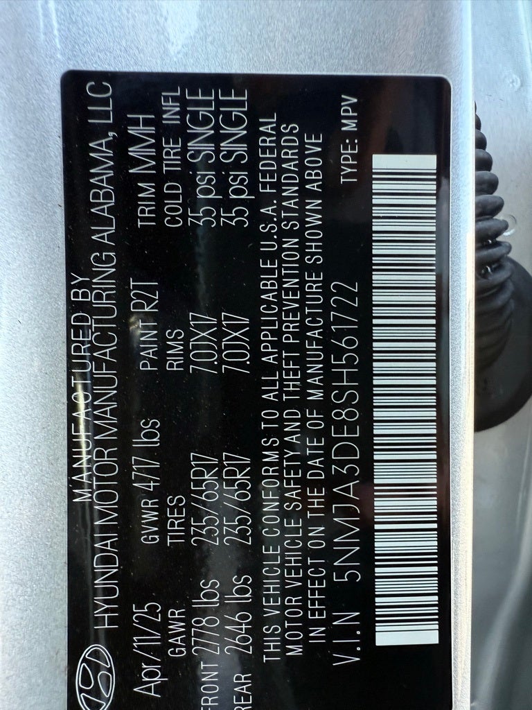 2025 Hyundai TUCSON SE FWD