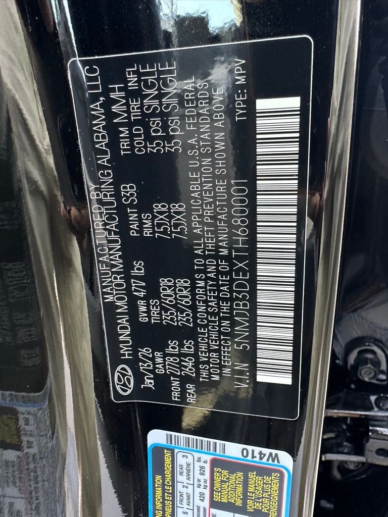 2026 Hyundai TUCSON SEL