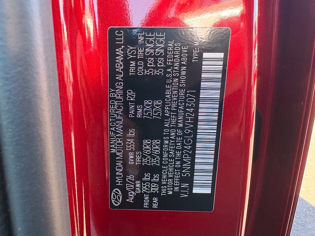 2027 Hyundai SANTA FE SEL
