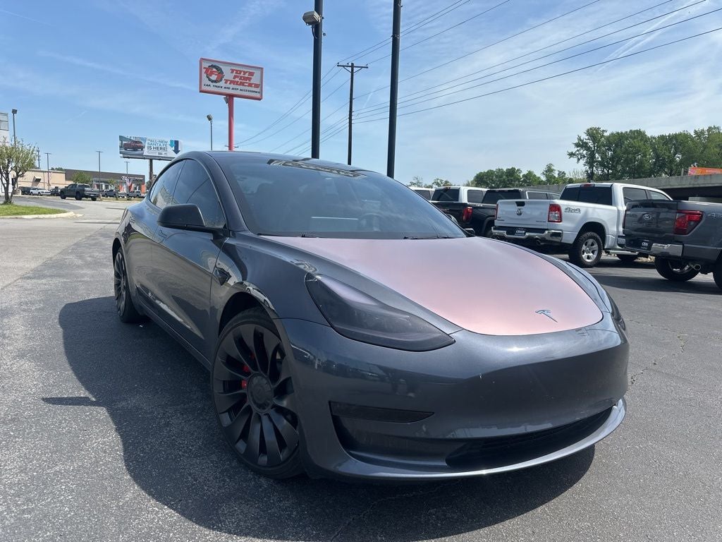 Used 2023 Tesla Model 3 Performance with VIN 5YJ3E1EC7PF688713 for sale in North Little Rock, AR