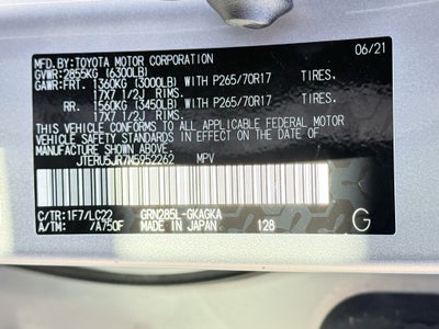 2021 Toyota 4Runner TRD Off-Road Premium