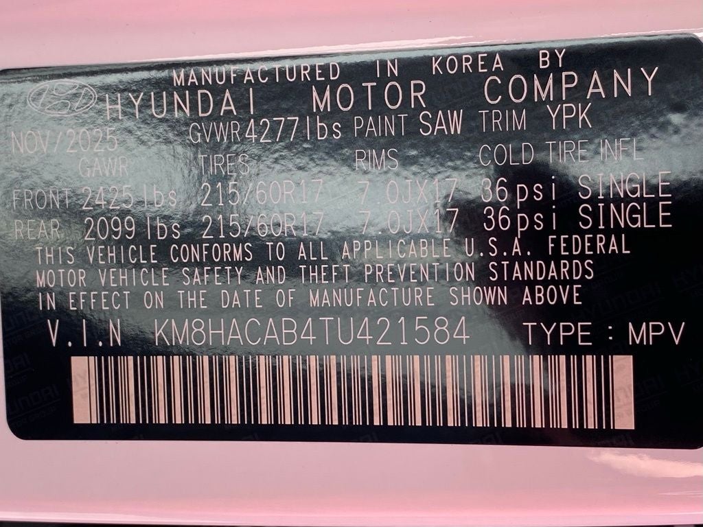2026 Hyundai KONA SE