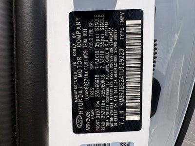 2026 Hyundai PALISADE XRT Pro