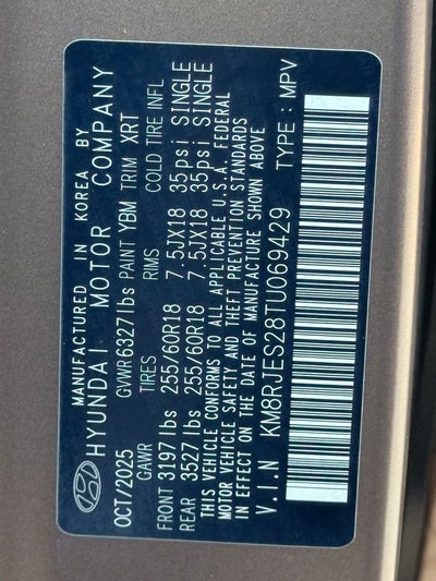 2026 Hyundai PALISADE XRT Pro