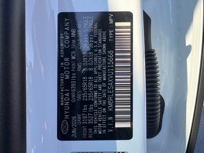 2027 Hyundai PALISADE HYBRID SEL 7 Passenger