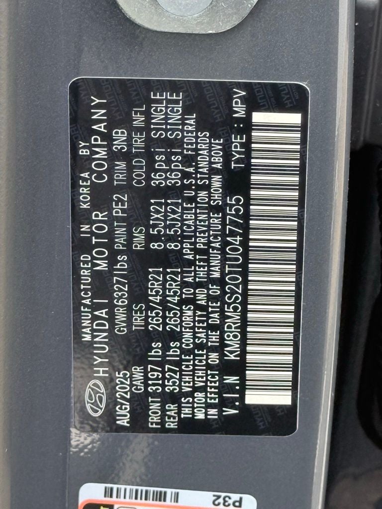 2026 Hyundai PALISADE Calligraphy