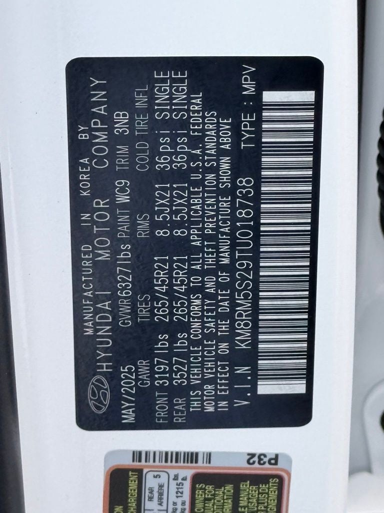 2026 Hyundai PALISADE Calligraphy