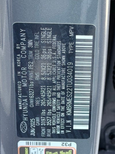 2026 Hyundai PALISADE Calligraphy AWD