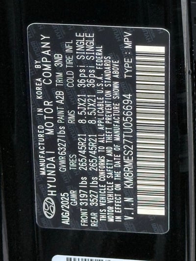 2026 Hyundai PALISADE Calligraphy AWD