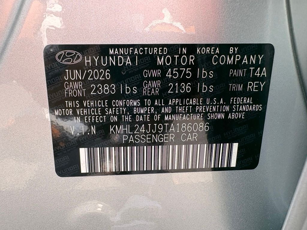 2026 Hyundai SONATA HYBRID Blue