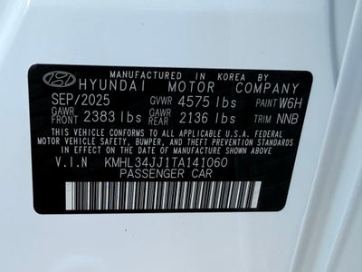 2026 Hyundai SONATA HYBRID SEL