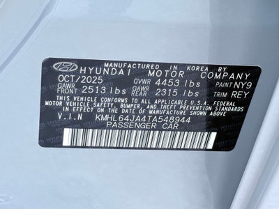 2026 Hyundai SONATA SEL Sport
