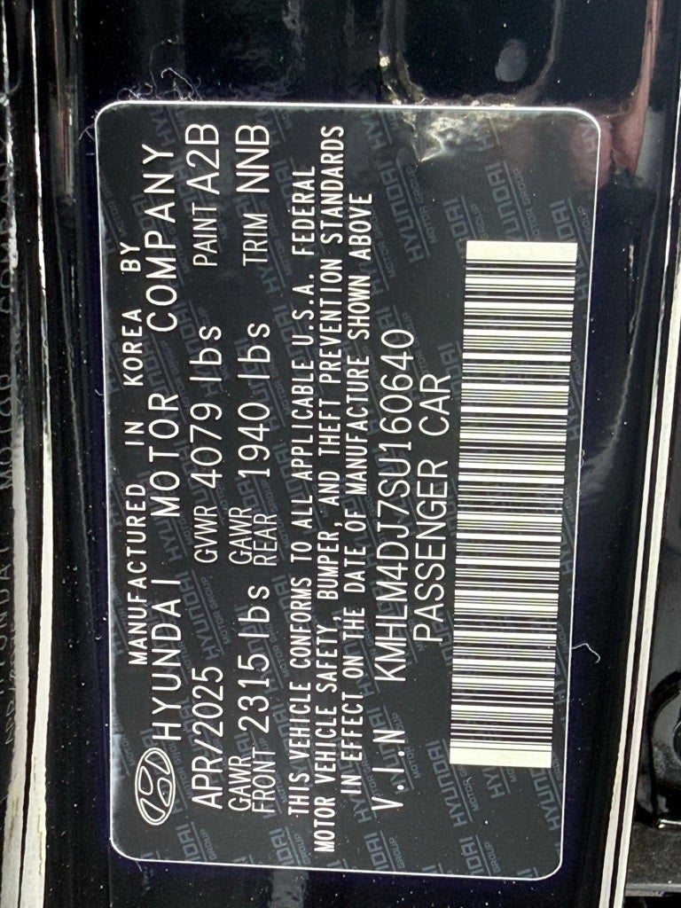 2025 Hyundai ELANTRA HYBRID SEL Sport