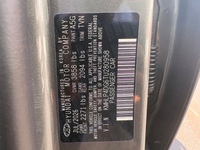 2026 Hyundai ELANTRA Limited
