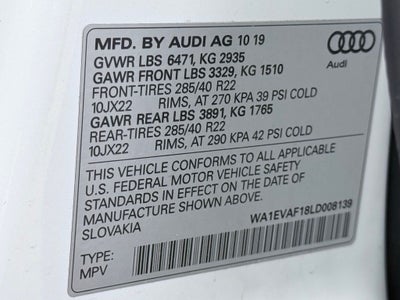 2020 Audi Q8 55 Premium Plus quattro