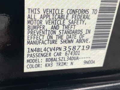 2023 Nissan Altima 2.5 SR