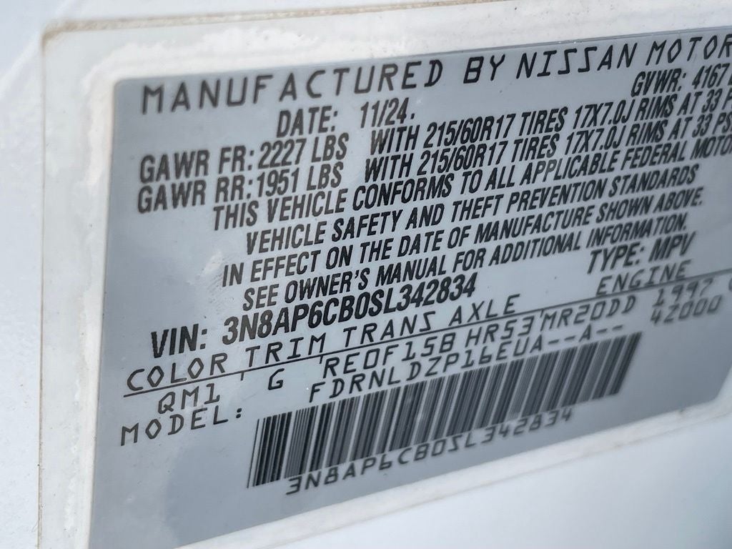 2025 Nissan Kicks SV