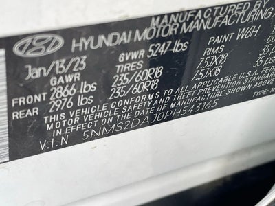 2023 Hyundai SANTA FE SEL