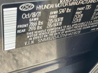 2022 Hyundai SANTA FE SEL