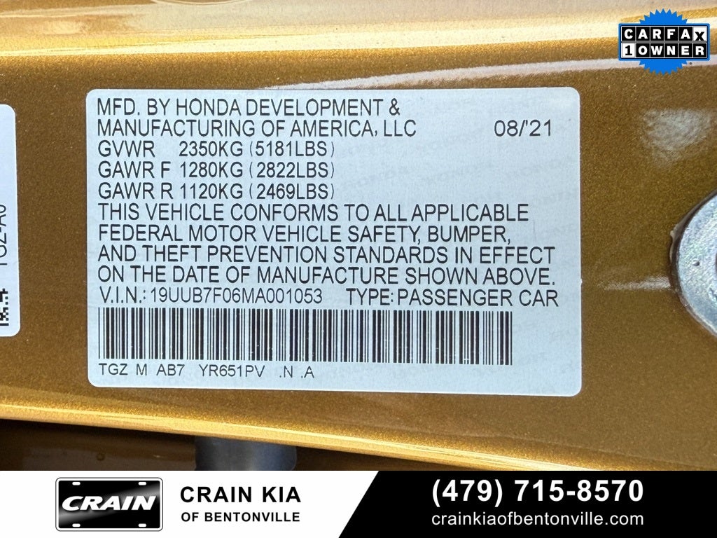 2021 Acura TLX Type S SH-AWD