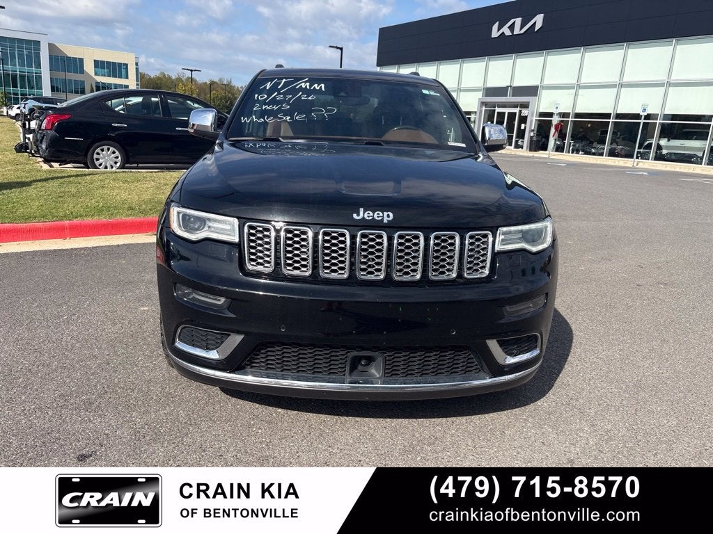 2018 Jeep Grand Cherokee Summit - 4WD | PANORAMIC SUNROOF
